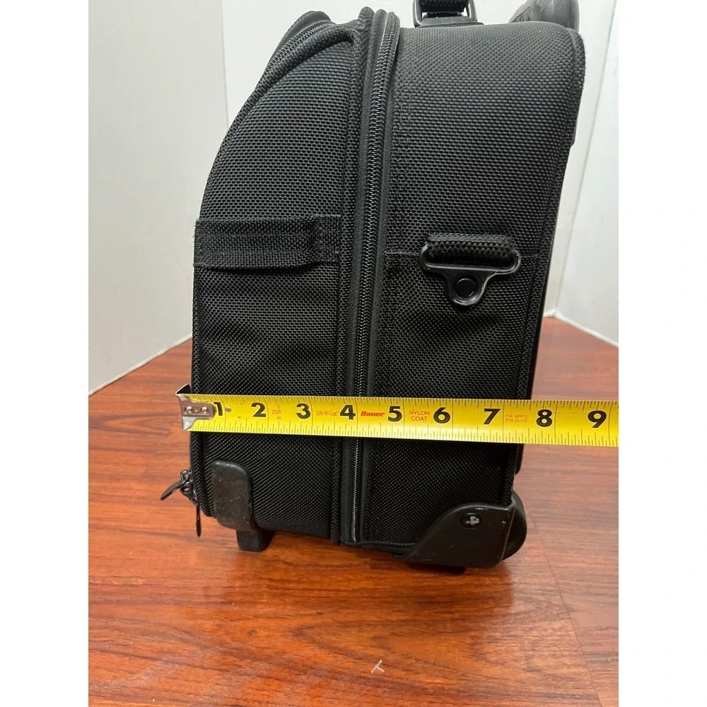 Riggs & Riley Travelware Compact Business Briefcase Carry-on Luggage Black BRW14